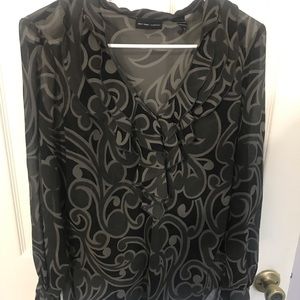 New York and Company sheer blouse